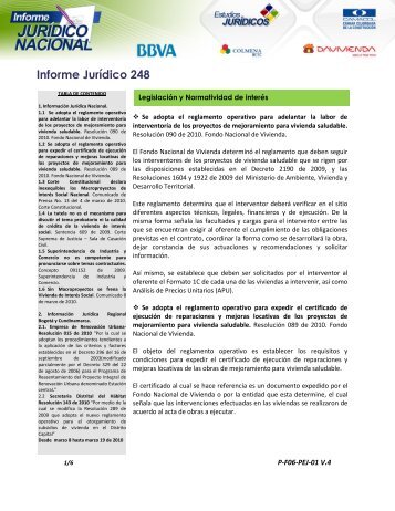 Informe Jurídico 248 - Camacol