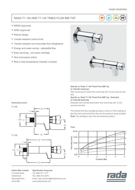 Technical Datasheet - Rada