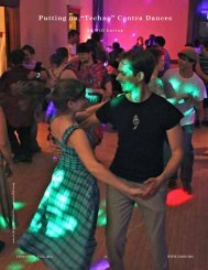 Putting on “Techno” Contra Dances