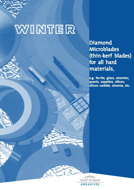 Diamond Microblades - Saint-Gobain Diamantwerkzeuge GmbH ...