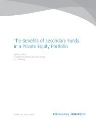 The Benefits of Secondary Funds in a Private Equity Portfolio - myCFO