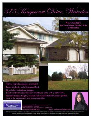 375 Kingscourt Drive, Waterloo - YourOnlineAgents.com