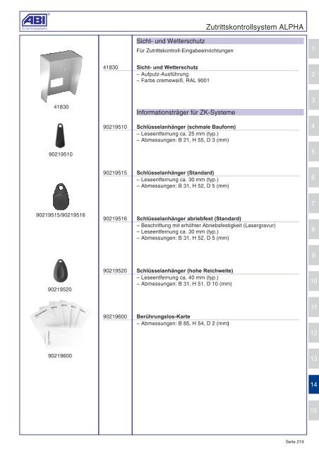 Produktkatalog 2008/2009 - ABI Sicherheitssysteme GmbH