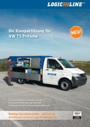 Die Kompaktlösung für VW T5 Pritsche - LLE Vertriebs GmbH
