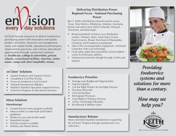 enVision Brochure - Ben E. Keith