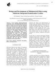 Design and Development of Miniaturized Filters using ... - inaoe