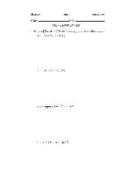 Math 250 Quiz 1 Spring 1999 Name: ID #: NO CALCULATORS 1 ...