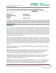 Nerve Conduction Velocity Studies - MCS a