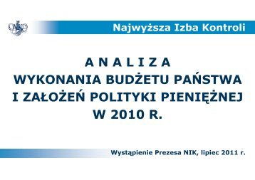 Analiza wykonania budÅ¼etu - prezentacja (plik PDF)