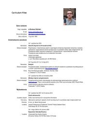 Europass CV - Uniwersytet JagielloÅski