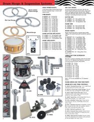 Drum Hoops & Suspension Systems - Gibraltar Hardware