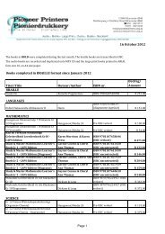 Boekelys - October 2012.xlsx  - Pioneer Printers