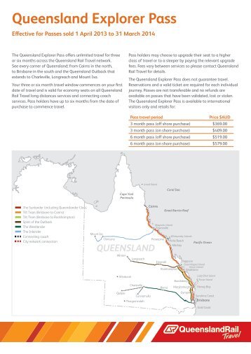 Queensland Explorer Pass - Queensland Rail