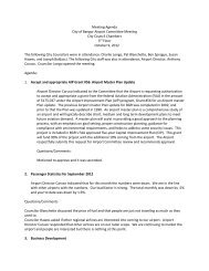 10/09/12 Airport Committee Minutes - City of Bangor