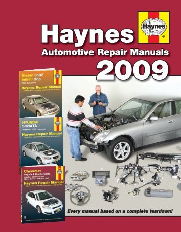 Automotive Repair Manuals - Haynes Repair Manuals