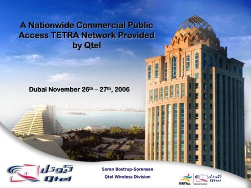 A Nationwide Commercial Public Access TETRA Network Provided ...