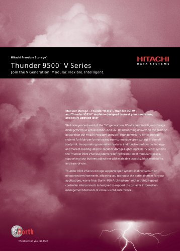 Thunder 9500 Datasheet - Unylogix Technologies Inc.