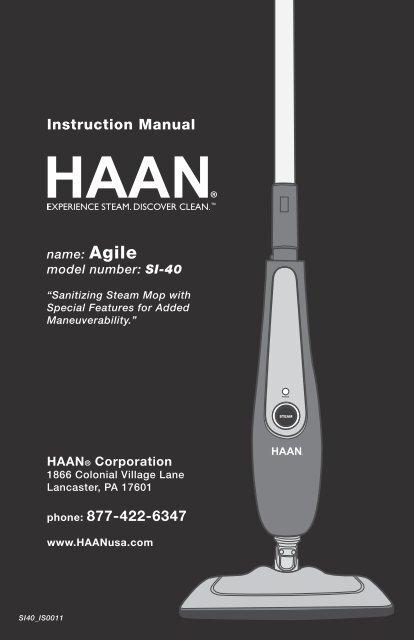 SI40 - HAAN Agile User Manual