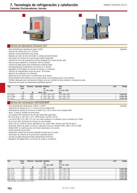 7. TecnologÃ­a de refrigeraciÃ³n y calefacciÃ³n - Serviquimia SL