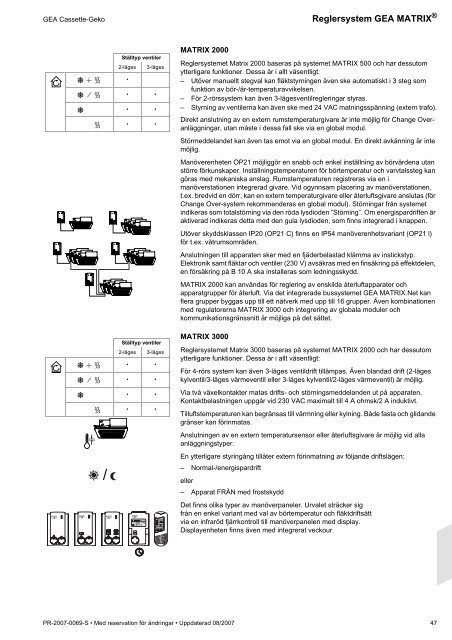 GEA Cassette-Geko - CS Klimateknik