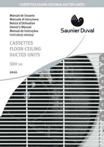 CASSETTES FLOOR-CEILING DUCTED UNITS - Saunier Duval