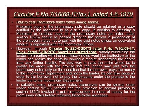 Survey, Search & Seizure Income Tax Act, 1961