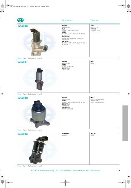 EGR Valves