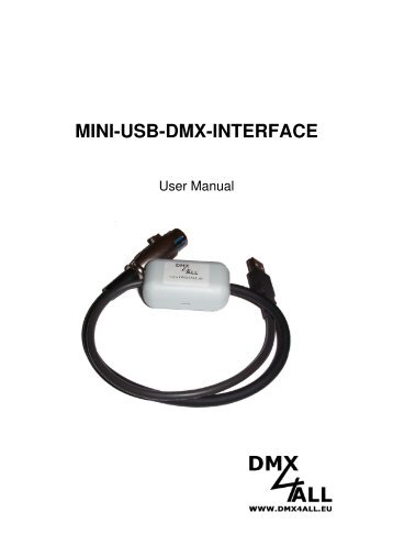 MINI-USB-DMX-INTERFACE - DMX4ALL GmbH