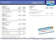 P r e i s l i s t e P I A G G I O