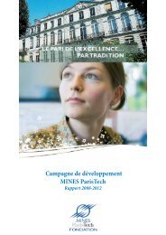 Le rapport de la campagne 2008-2012 - MINES ParisTech