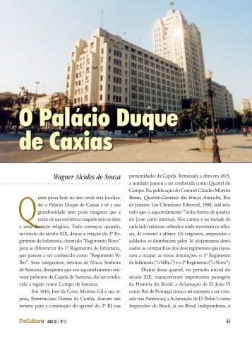 artigos - O PalÃ¡cio Duque de Caxias - FunCEB