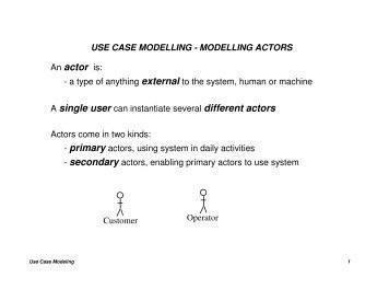 Use Case Modeling