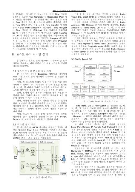 Flow를 이용한 호스트 기반 트래픽 모니터링 및 - NM Lab at Korea ...