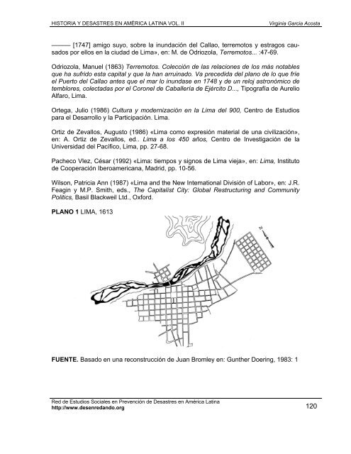 HISTORIA Y DESASTRES EN AMERICA LATINA - La RED