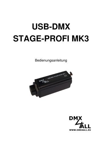 USB-DMX STAGE-PROFI MK3 - DMX4ALL GmbH