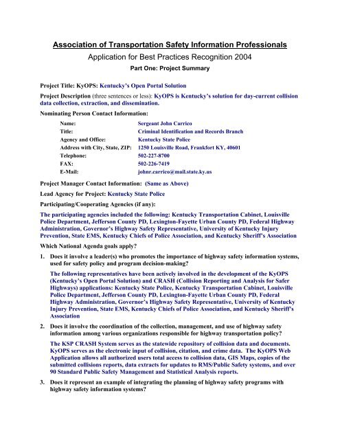 Statewide NIBRS RMS Technical Document