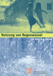 Nutzung von Regenwasser - in Fulda