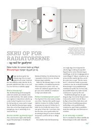 skru op for radiatorerne - Finlow VVS
