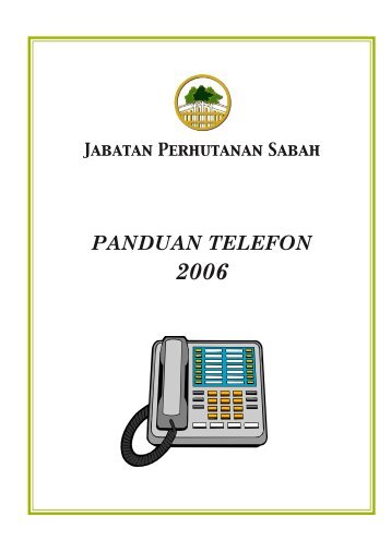 PANDUAN TELEFON - Sabah Forestry Department