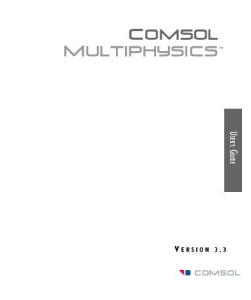 COMSOL Multiphysics™ - Department of Mathematics and Statistics