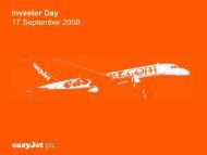 View presentation - easyJet plc