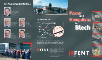 und Führungsbahnen sowie Ver - Fent Teleskope