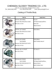 Throttle Body - ChengDu Glossy Trading Co., Ltd.