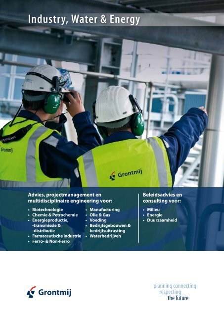 Brochure Industry, Water & Energy Services - Grontmij