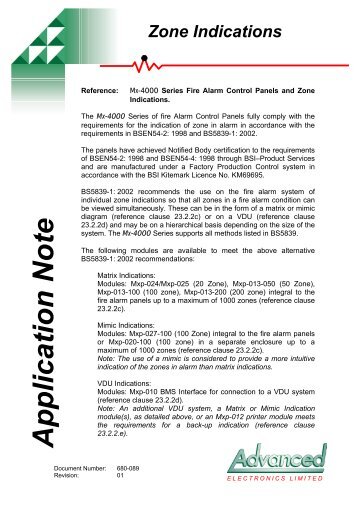 680-089-01 Application Note - Zone Indications.pdf - Fire & Security ...