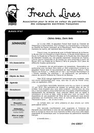 bulletin 67 au format pdf - French Lines