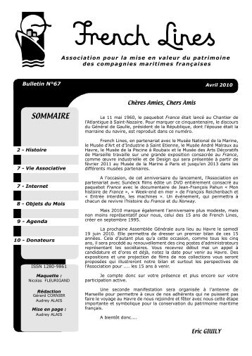 bulletin 67 au format pdf - French Lines