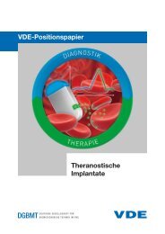 VDE-Positionspapier Theranostische Implantate