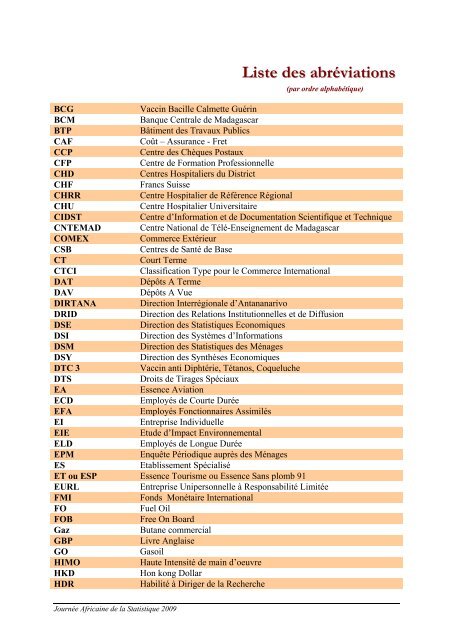 pdf 6 275 ko - Institut national de la statistique malgache (INSTAT)