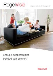 Energie besparen met behoud van comfort - Regelvisie